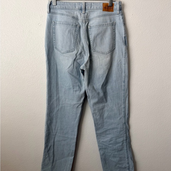 Hollister Women’s Blue Ultra High Rise Mom Stretch Jeans Pants Sz 8R/29 - Picture 3 of 11